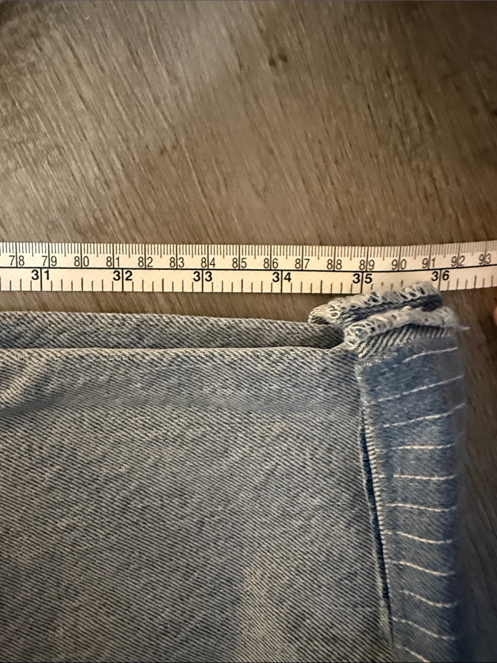 Mid Rise Straight Leg Patchwork Denim - Picture 5 of 7